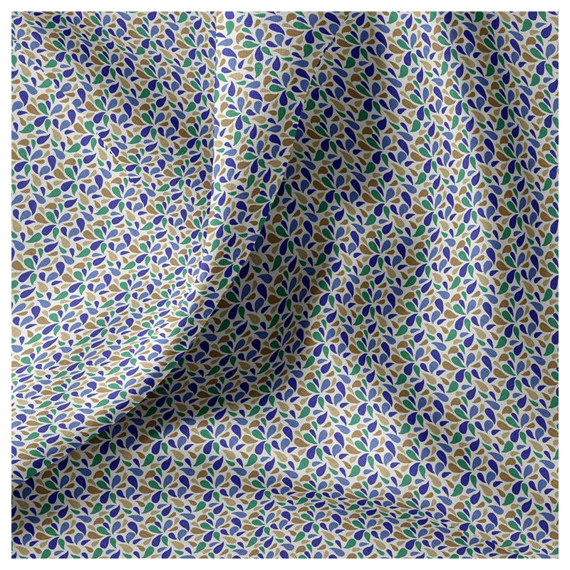 Algodón resinado OTMA Azul / Verde